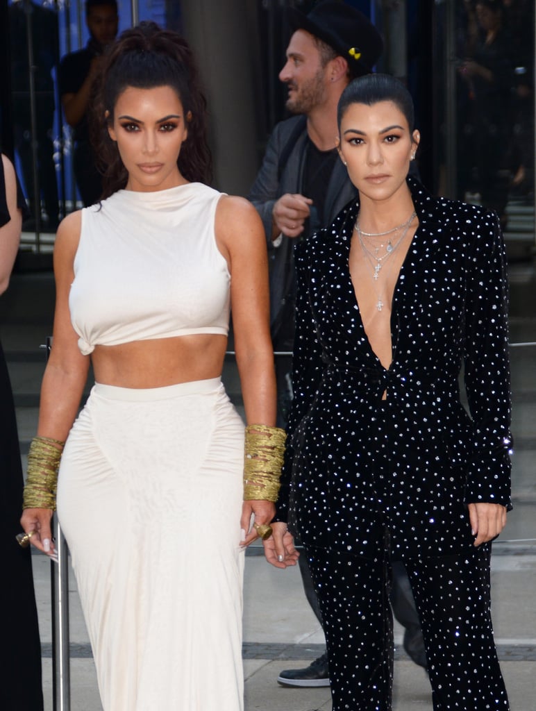 Kourtney Kardashian Embellished Suit CFDA Awards 2018