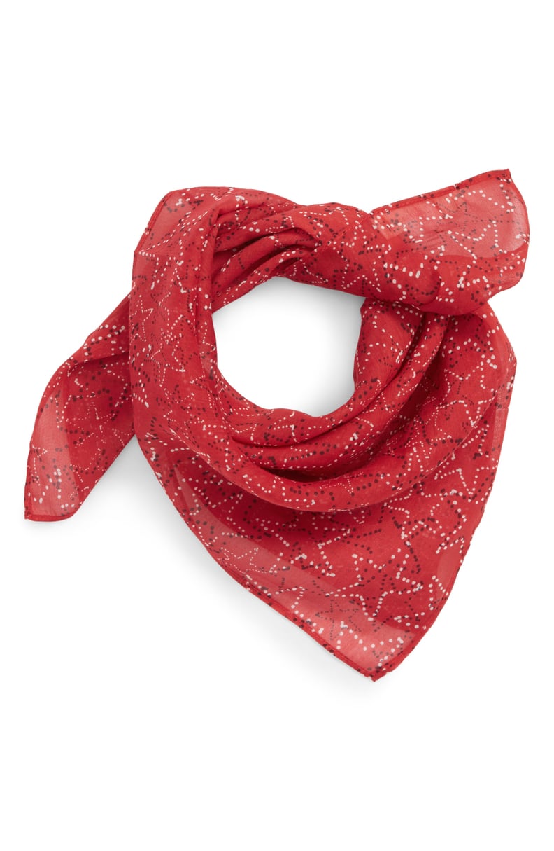 Treasure & Bond Star Print Square Scarf