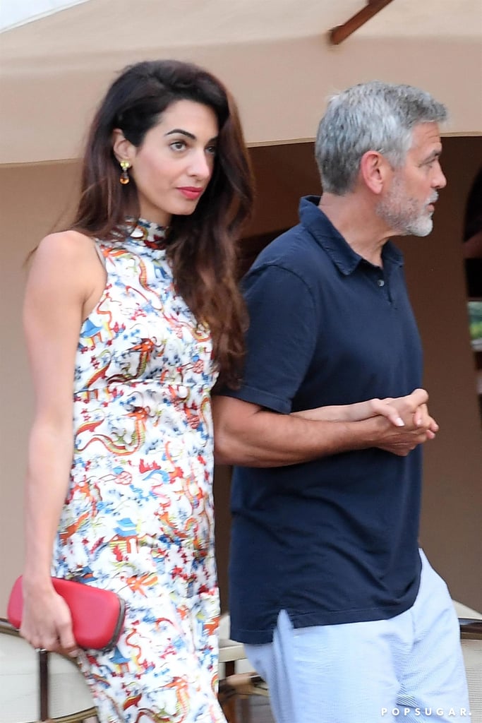 George and Amal Clooney Holding Hands in Italy June 2018