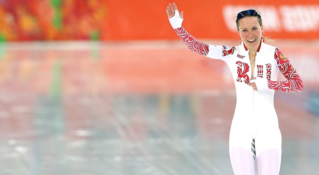 Speed Skater Wardrobe Malfunction At 2014 Winter Olympics