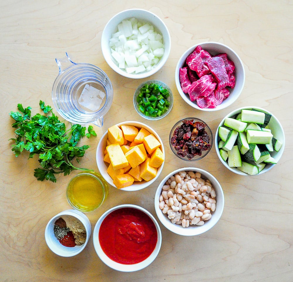 Gather all your ingredients North African Stew Instant Pot Recipe