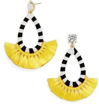 Picture these BaubleBar Summer drop earrings ($38) with your prettiest sundresses — et voila! — you're party-ready.