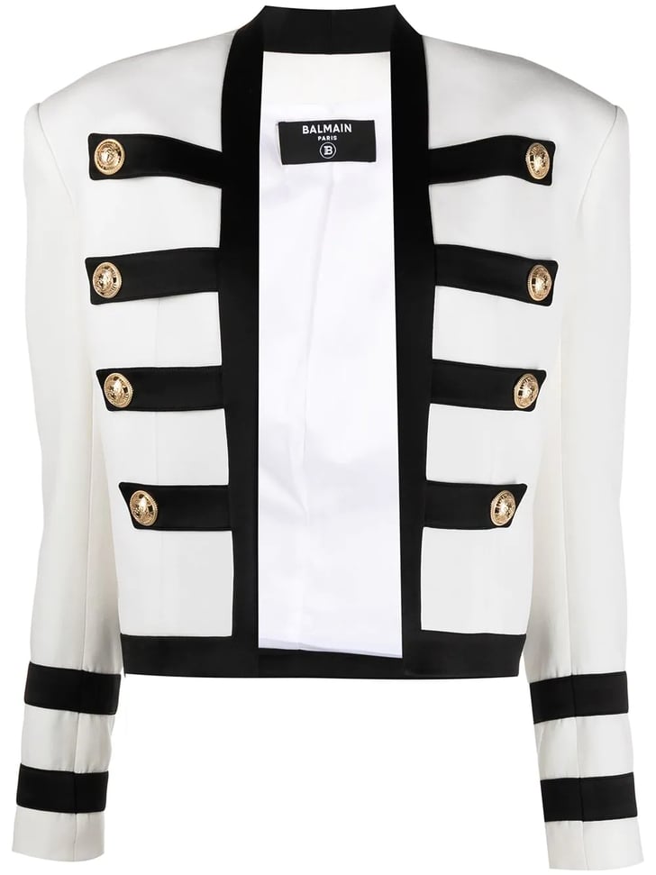 Balmain Military Jacket Shop the Best Outfits From Emily in Paris Season 2 POPSUGAR Fashion