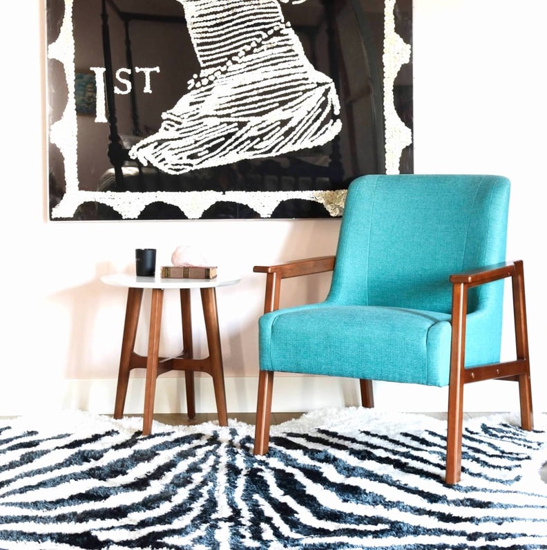 Teal online chair walmart