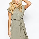oasis belted shirt dress