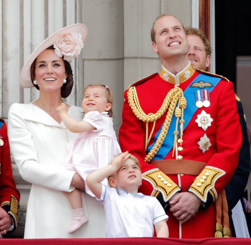 When He Kept His Eyes on the Sky at the Trooping the Colour Parade
