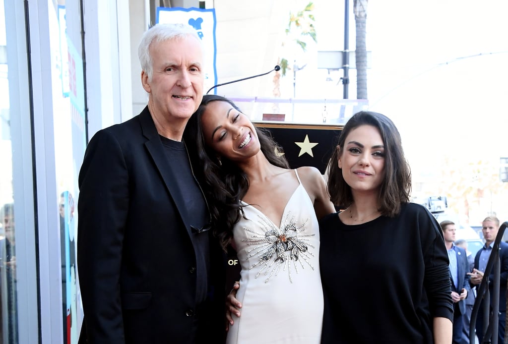 Zoe Saldana and Sons at Hollywood Walk of Fame Ceremony 2018