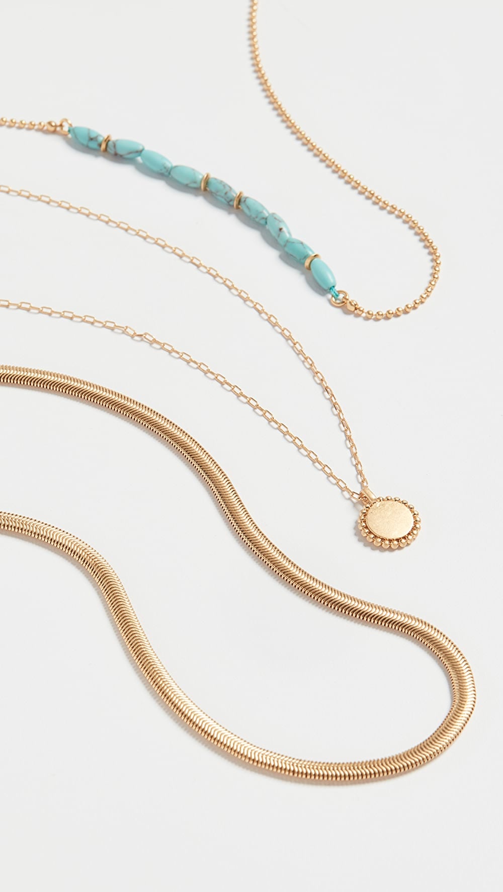 Madewell Braided Herringbone Chain Necklace | Shopbop