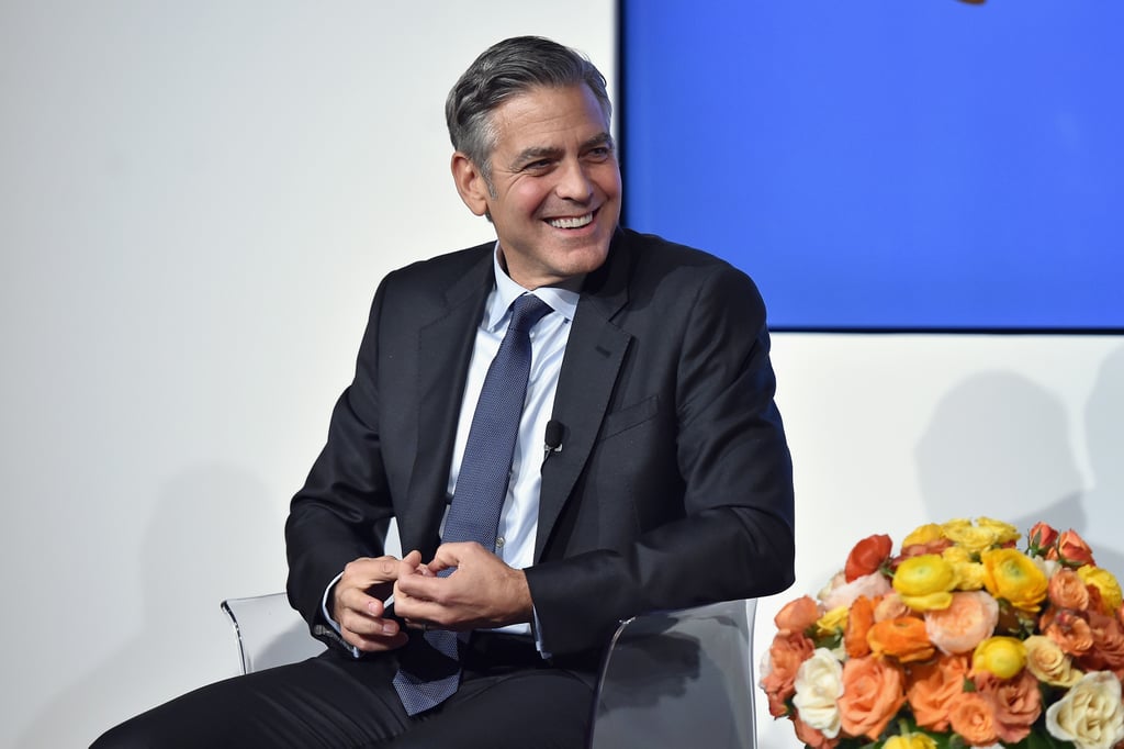 George and Amal Clooney at The 100 LIVES Initiative