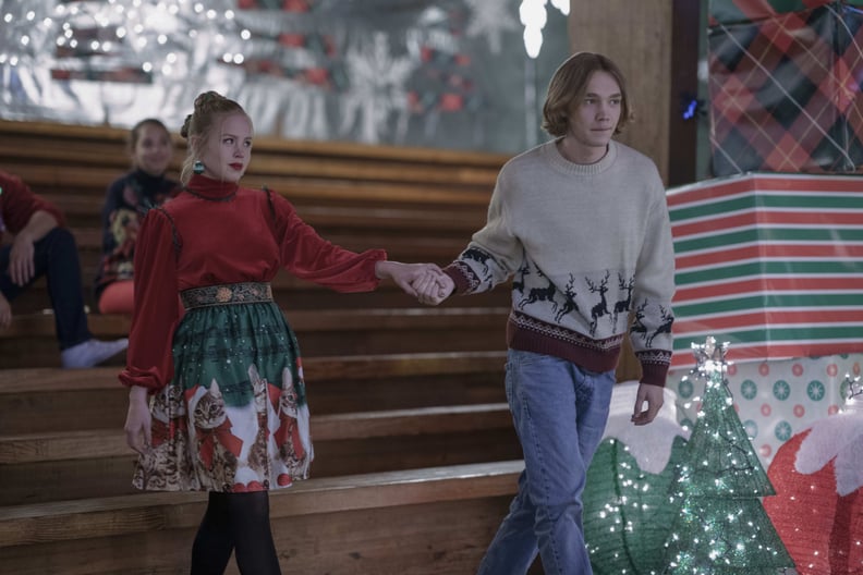 Sofia Vassilieva as Lara Buterskaya and Charlie Plummer as Miles Halter in Looking For Alaska