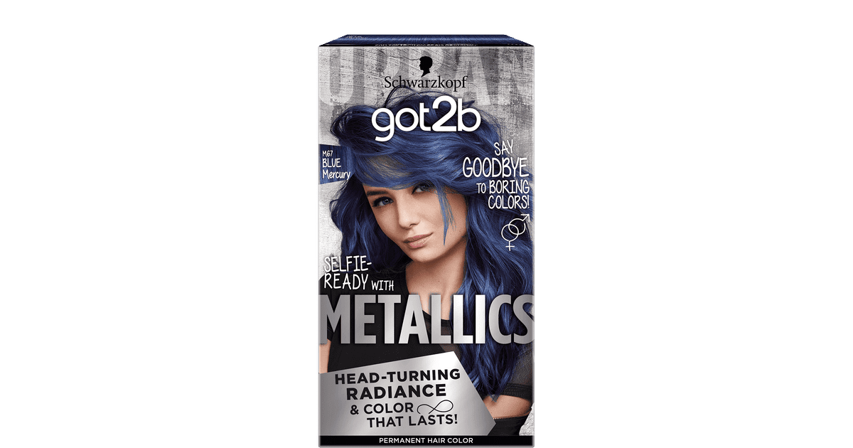 8. Schwarzkopf Got2b Metallics Blue Mercury Hair Color Spray - wide 2