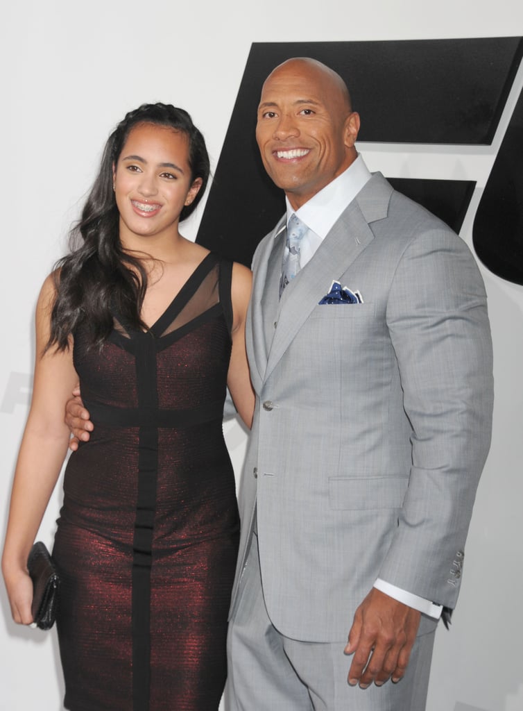 Dwayne Johnson And His Daughter Simones Cutest Pictures Popsugar Celebrity 1195