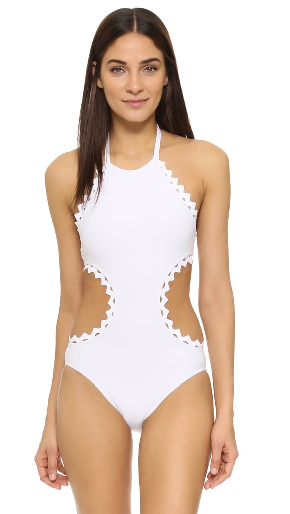 Karla Colletto Rick Rack Halter Monokini ($311)