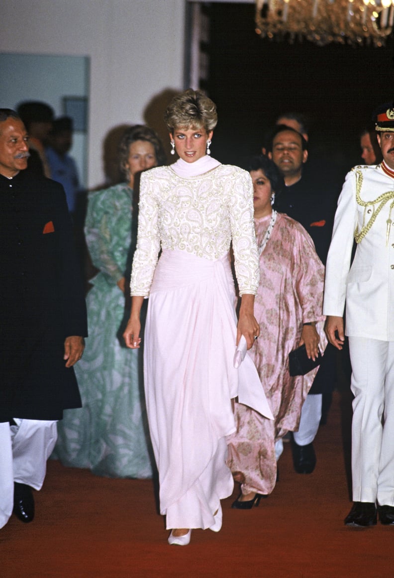 Princess Diana at a Reception in Pakistan