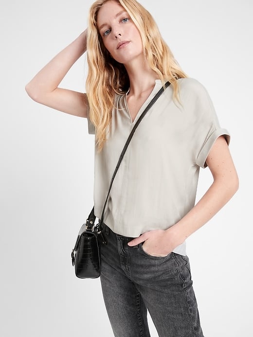 Banana Republic Swing Popover Top