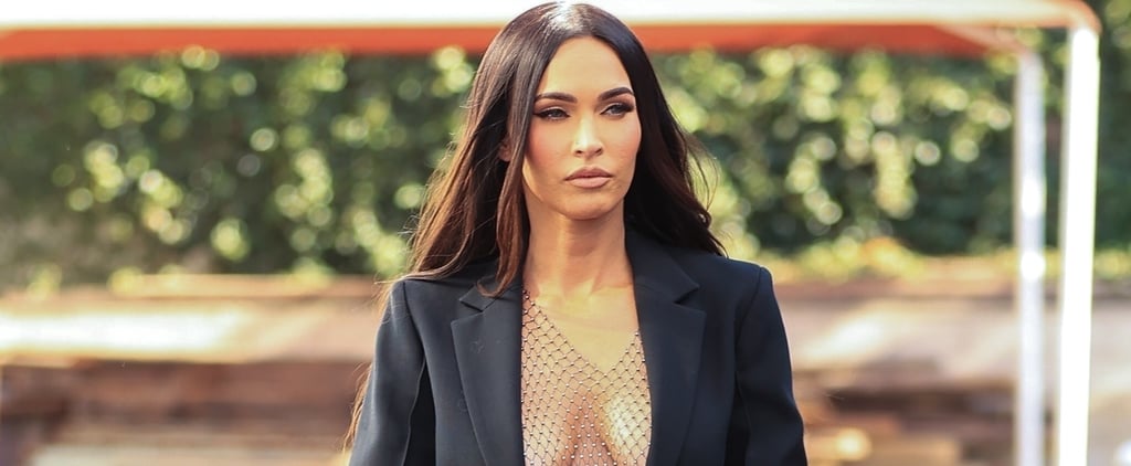 Megan Fox Traded Her Top For Rhinestone Mesh, and Suddenly, the Temperature's Rising