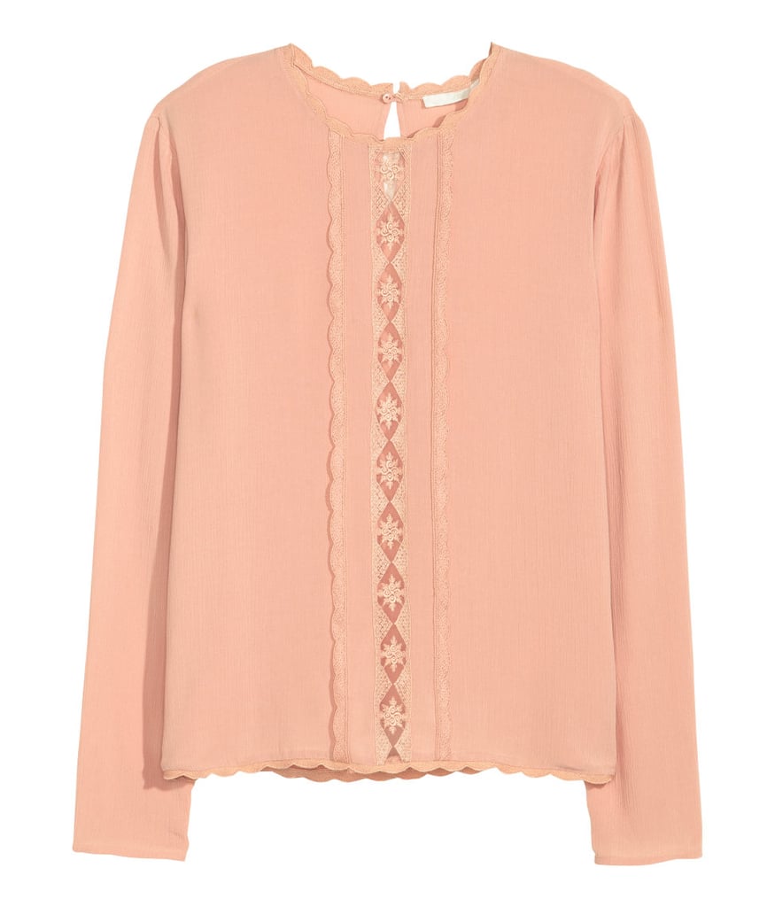 H&M Crinkled Blouse ($35)