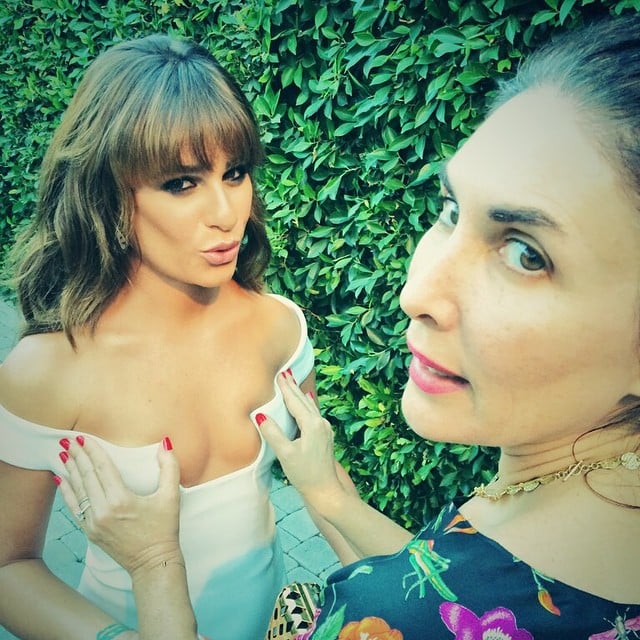 Lea Michele Got Her Boobs Checked Out Before A Premiere Celebrity 1556