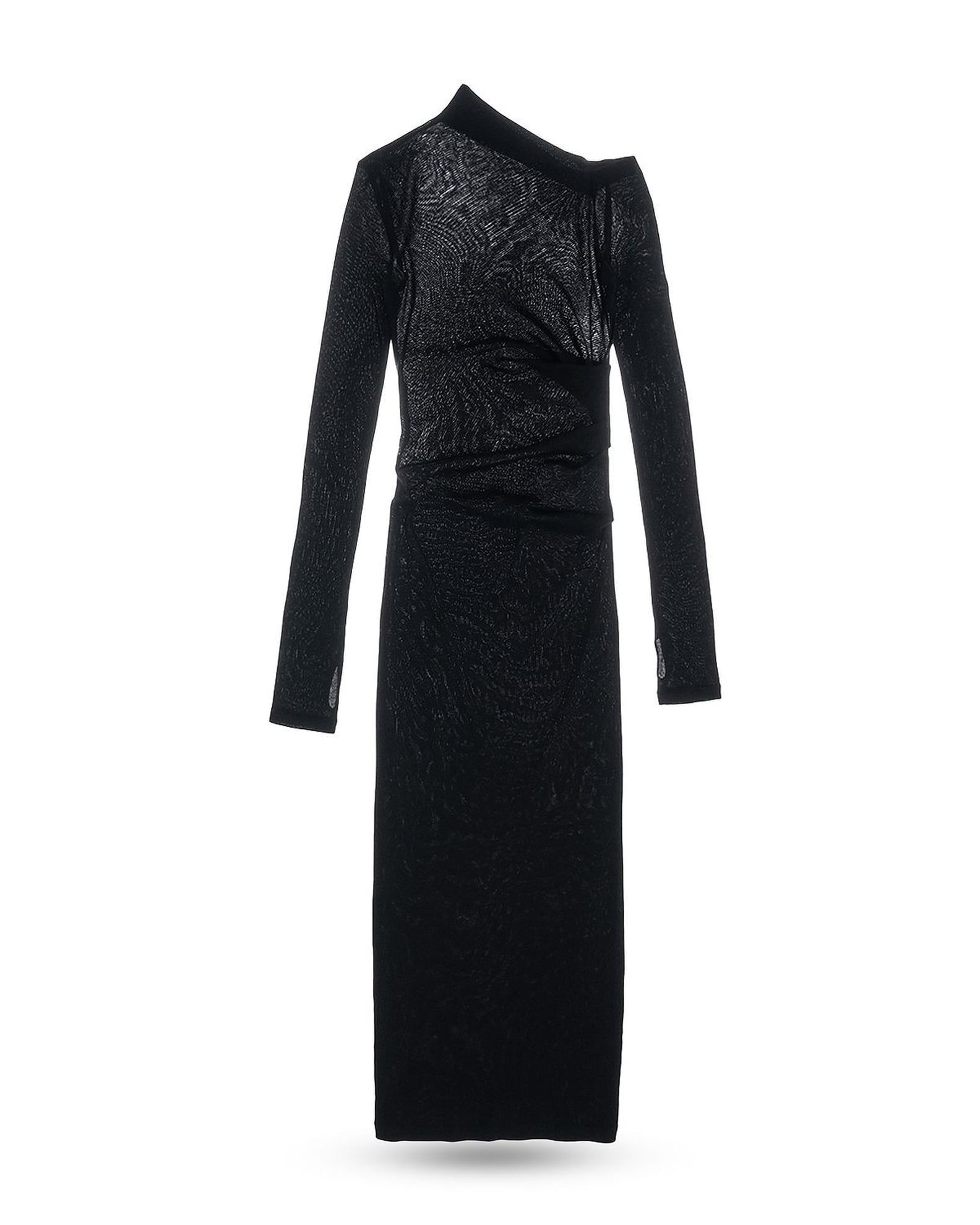 Anya Taylor-Joy's Sheer Black Knit Dress at The Menu Party | POPSUGAR ...