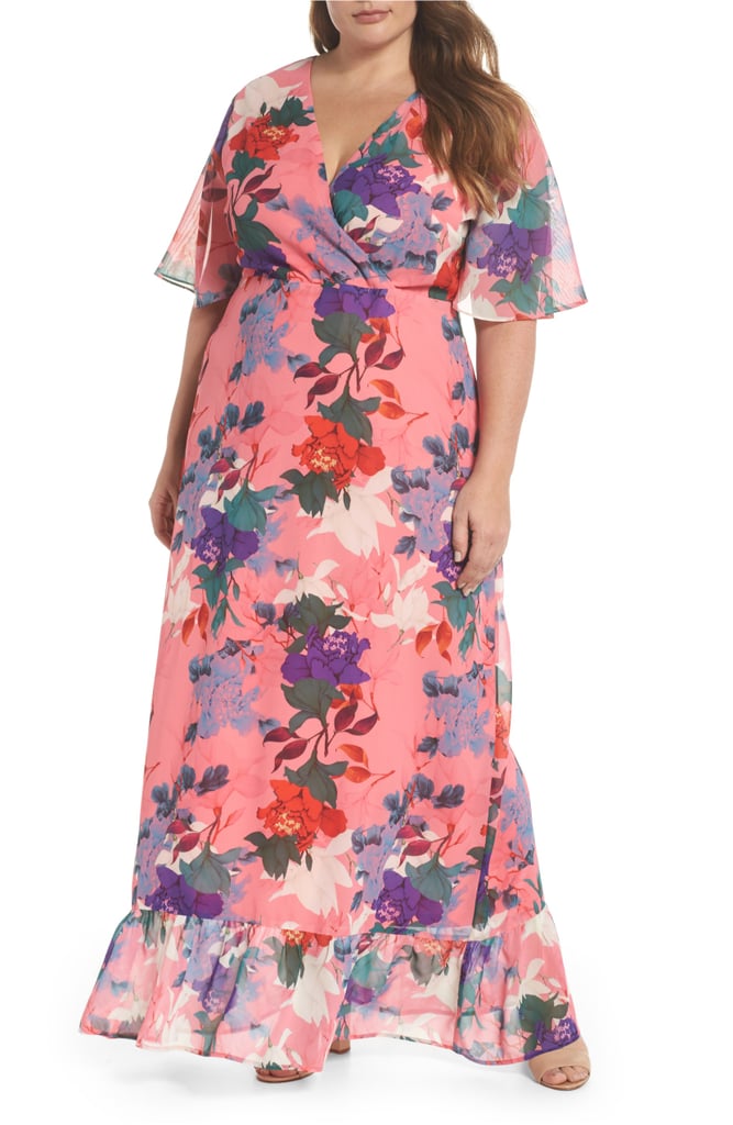 Lost Ink Floral Kimono Maxi Dress | Plus-Size Maxi Dresses | POPSUGAR ...