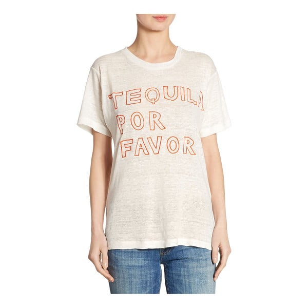 Banner Day Tequila Por Favor Linen Tee