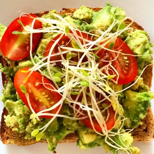 A perfect snapshot of just another reason Summer is great — tomatoes paired with avocado!
Source: Instagram user glowvibesdaily