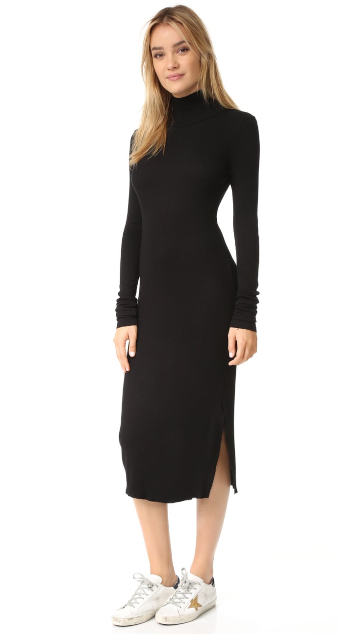 Cotton Citizen The Melbourne Midi Dress (185) All Black Gifts