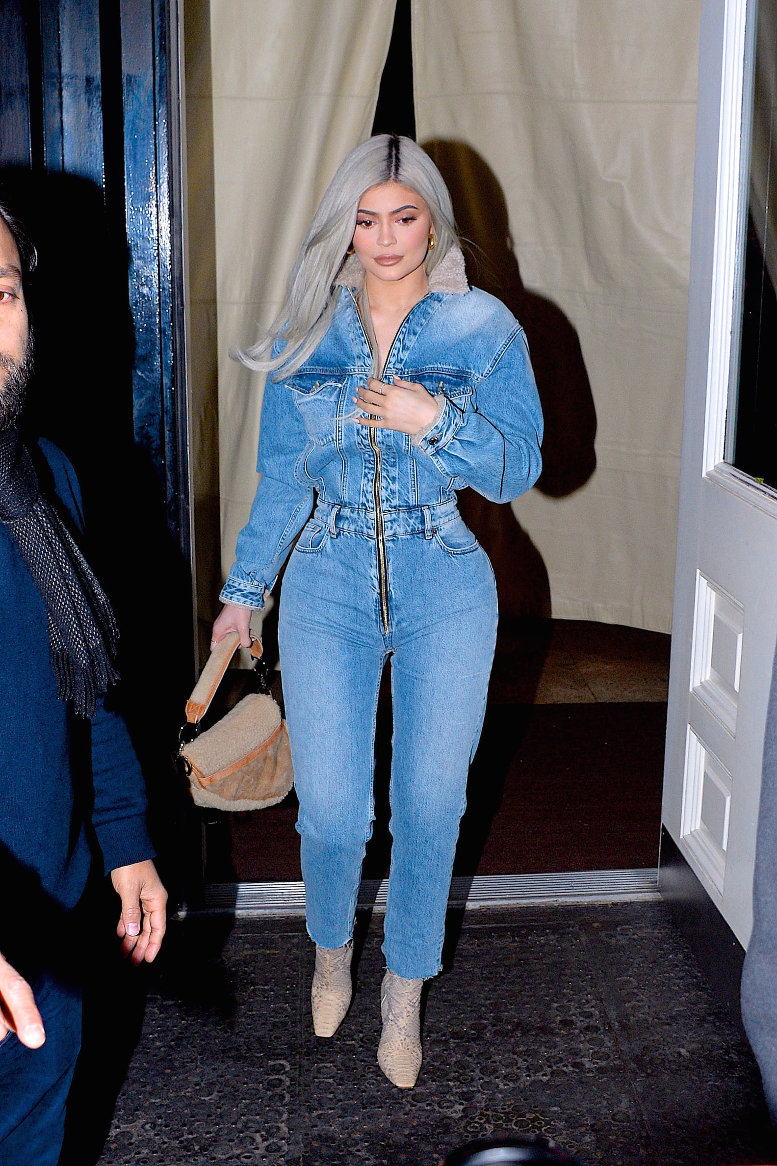 Kylie Jenner's Denim Jumpsuit November 2018 PS Fashion