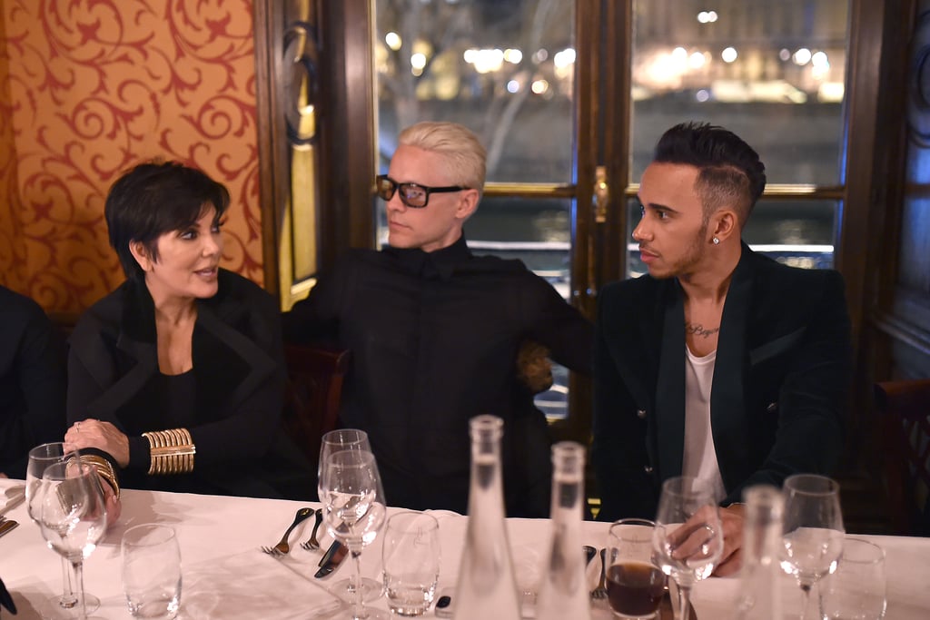 Jared Leto and Kim Kardashian at Paris Fashion Week Pictures