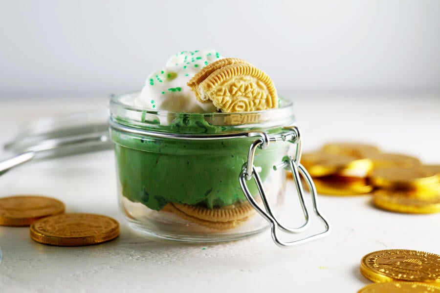 Mini Green Velvet Cheesecake