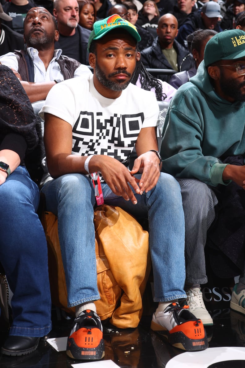 Donald Glover's Basketball-Game Outfit