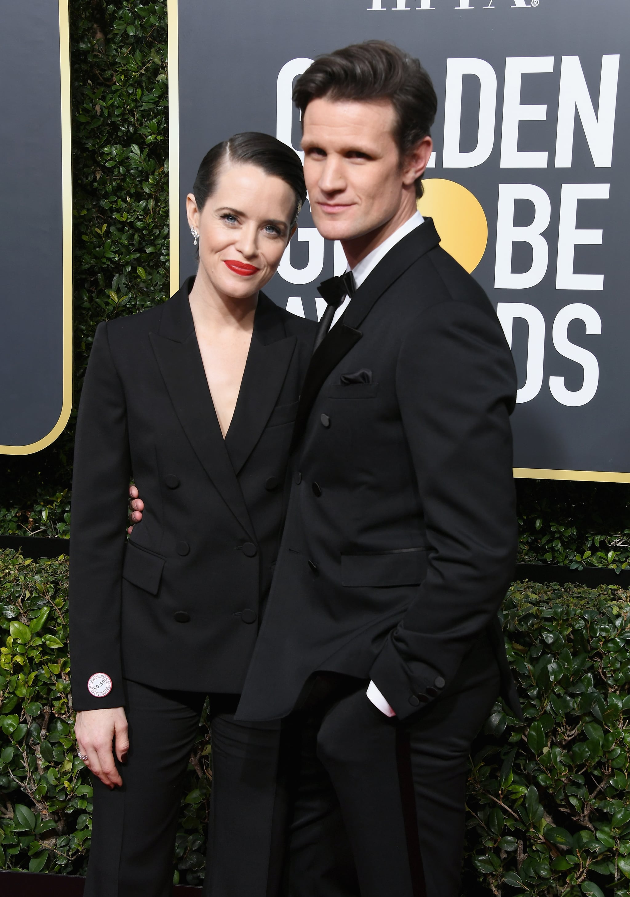 The Crown Cast At The 2018 Golden Globes Popsugar Celebrity
