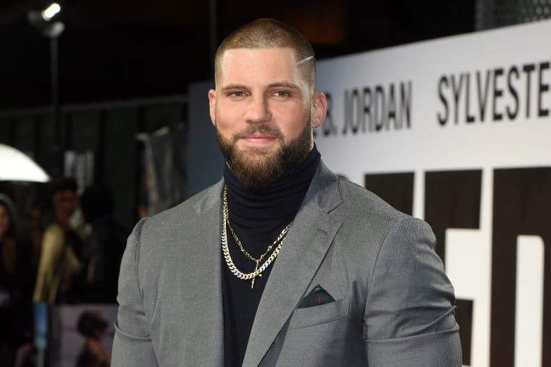 Romanian actor Florian Munteanu poses upon arrival to attend the European Premiere of the film