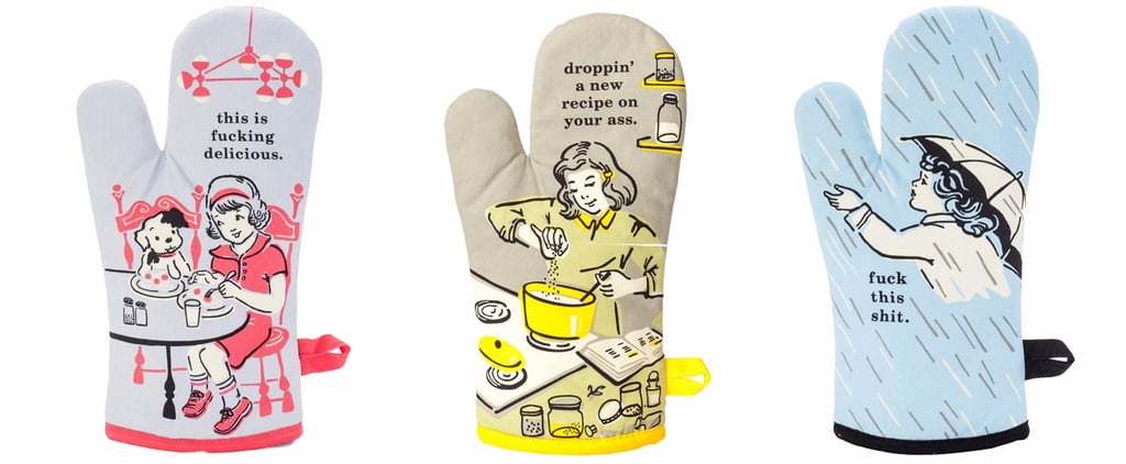 Curse-Word Oven Mitts