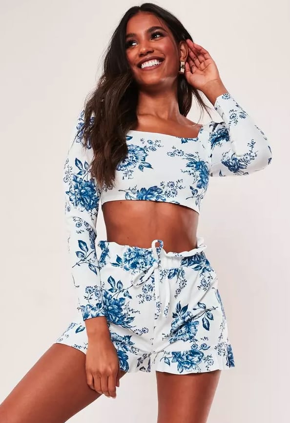 Missguided Petite Milkmaid Co-Ord