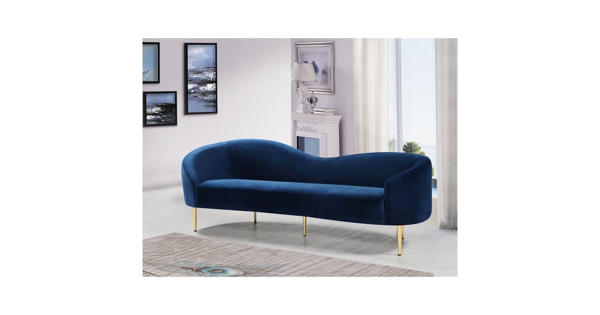 Ayva clearance curved sofa