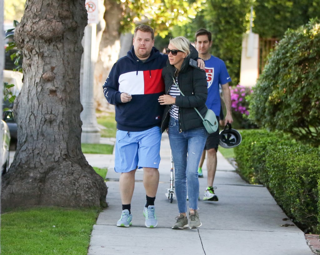 James Corden and Julia Carey Out in LA March 2017