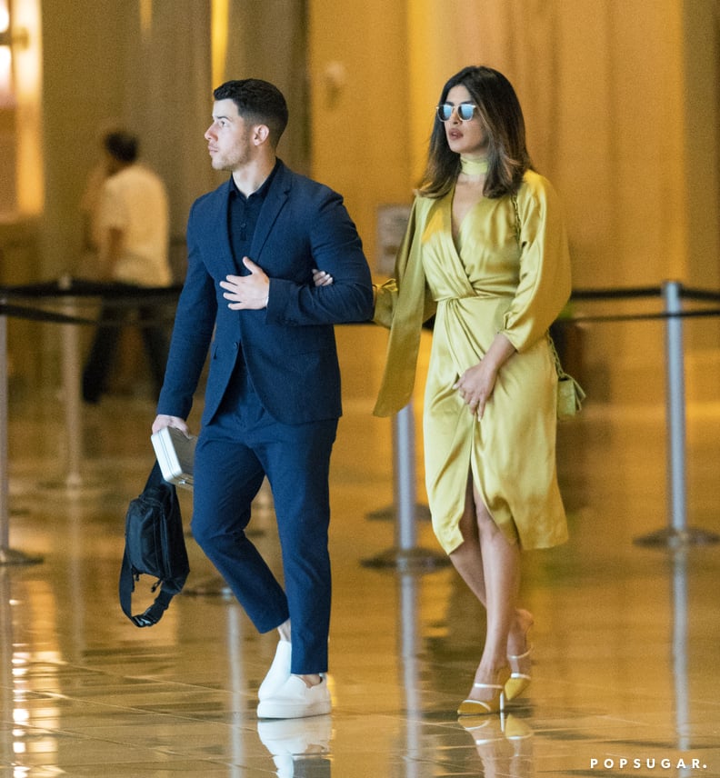 Nick and Priyanka Went Arm in Arm to a Wedding