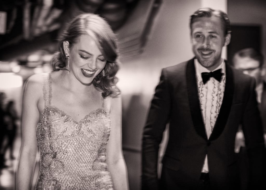 Pictured: Emma Stone and Ryan Gosling