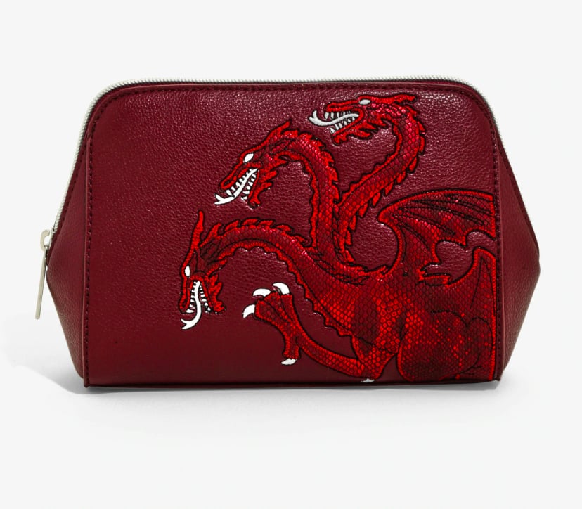 House Targaryen Game of Thrones Fire and Blood Coin and Card Clutch Purse Black 