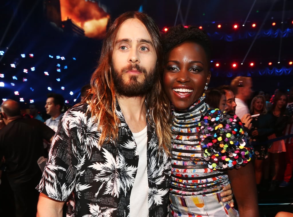 Jared later slips into something more comfortable during the show, and guess who he hung out with?
