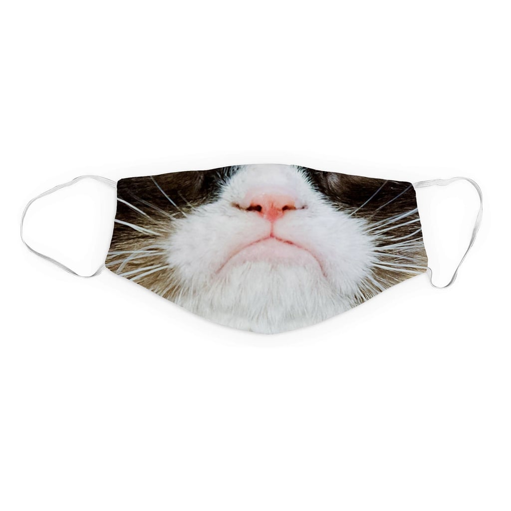 Grumpy Cat Mouth Face Covering Cat Mask
