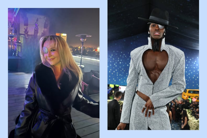 Accessibility at the Met Gala, canes, eye patches.