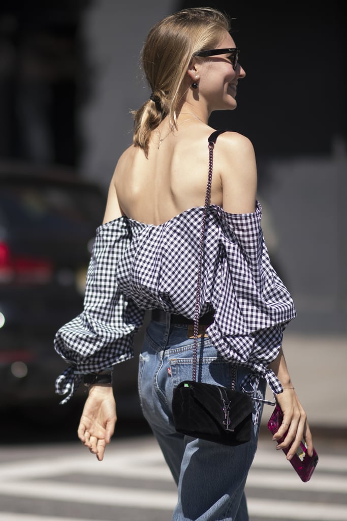"I have been loving all things gingham for Summer in blue and black checks. It's a great option for the Fourth, when everyone else will be opting for stripes." — Dana Avidan Cohn, executive style director
"I have been loving all things gingham for Summer in blue and black checks. It's a great option for the Fourth, when everyone else will be opting for stripes." — Dana Avidan Cohn, executive style director
