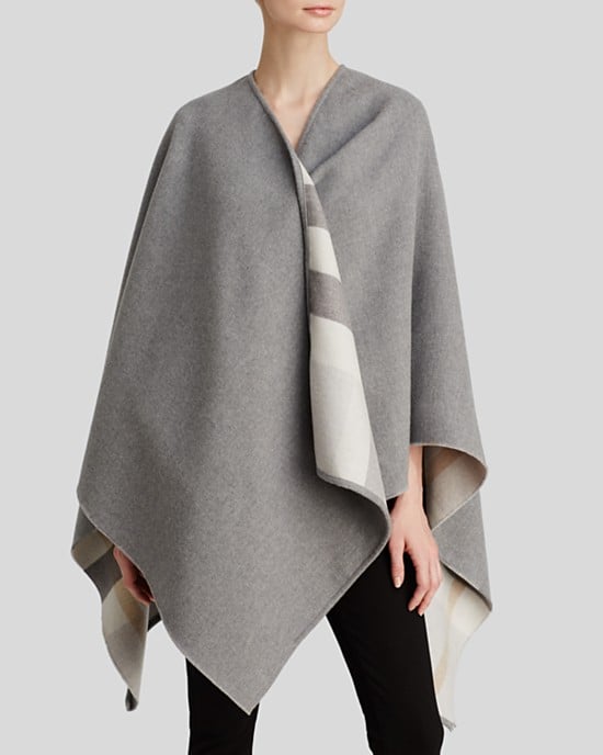 Burberry London checked merino wool cape ($895) | Best Fashion Gifts ...