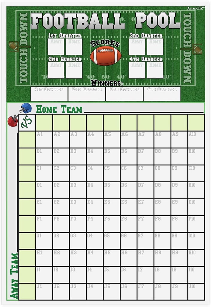A Football Pool Grid