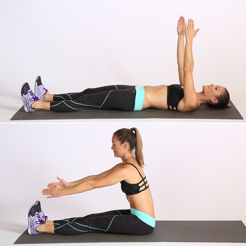 Core Straight Leg Sit Up Best Bodyweight Exercises Popsugar