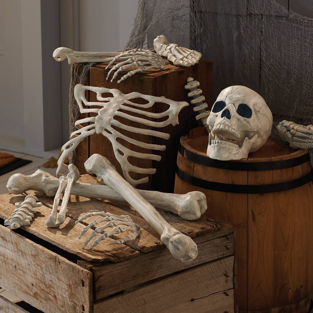 For Skele-Fun Everywhere: Skeleton Bag of Bones Halloween Decorative Prop