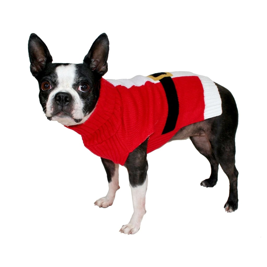 Dog Knit Santa Sweater