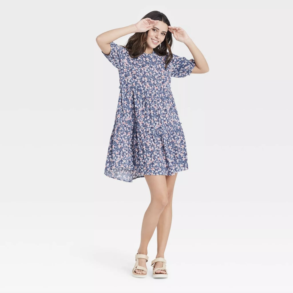 Knox Rose Short Sleeve Babydoll Dress